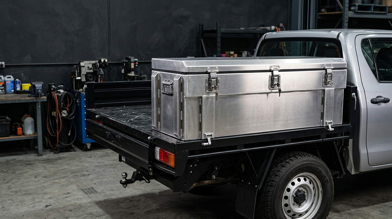 Custom aluminium ute box made in New Zealand